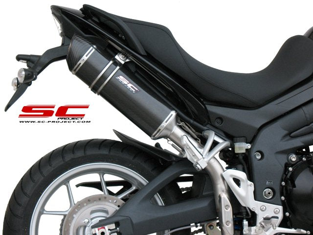 TRIUMPH TIGER 1050 (2007 - 2012) Oval Muffler, High Position