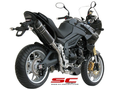 TRIUMPH TIGER 1050 (2007 - 2012) Oval Muffler, High Position