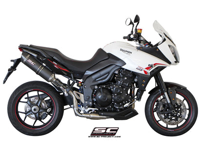 TRIUMPH TIGER SPORT 1050 (2013 - 2015) Oval Muffler, High Position