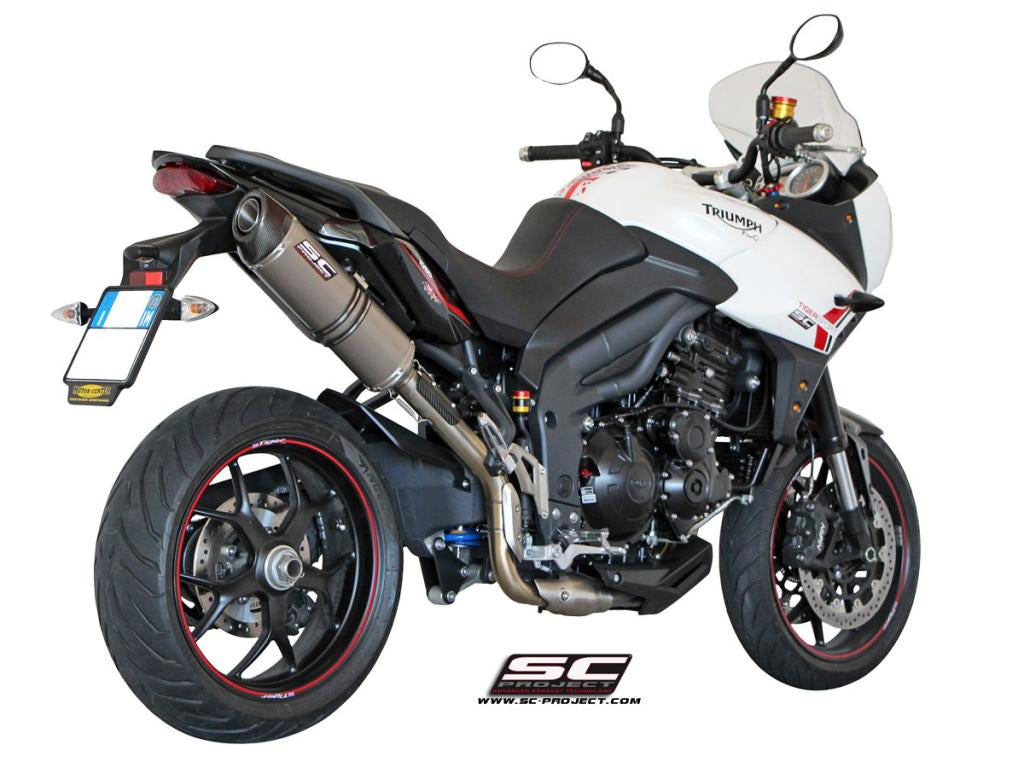 TRIUMPH TIGER SPORT 1050 (2013 - 2015) Oval Muffler, High Position