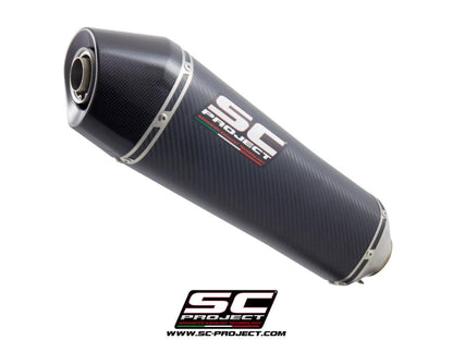 TRIUMPH TIGER SPORT 1050 (2016 - 2020) X-Plorer Muffler, high position, with Carbon fibre end cap