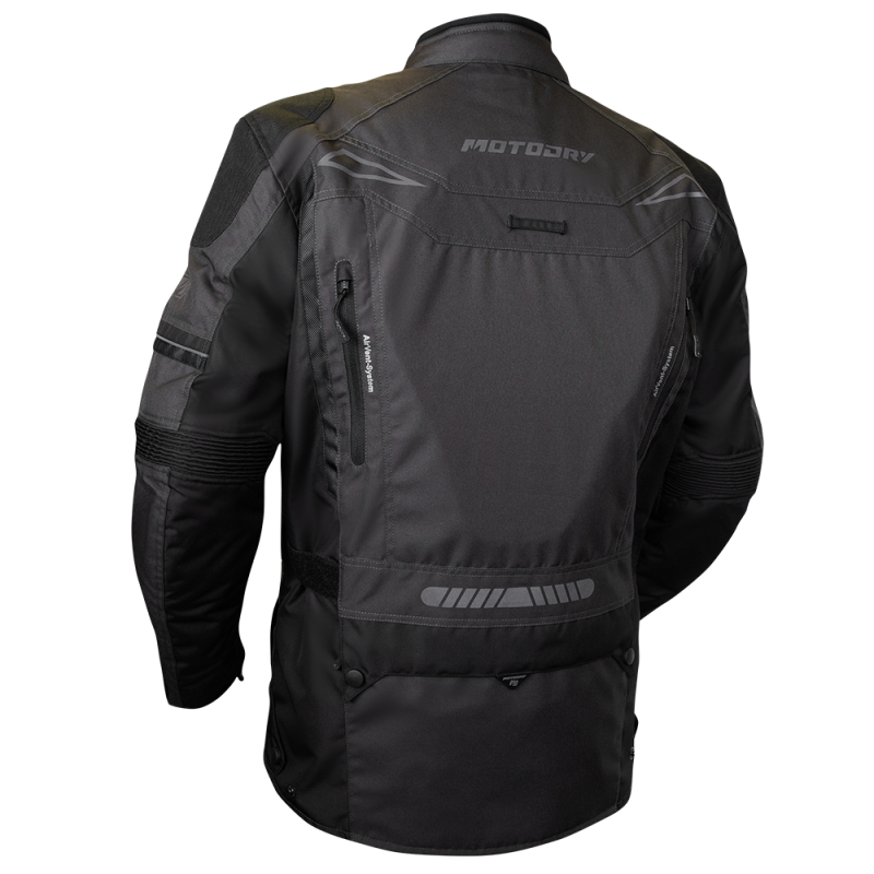 MotoDry TROPHY BLACK/ANTH Touring Jacket