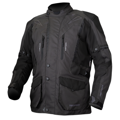 MotoDry TROPHY BLACK/ANTH Touring Jacket