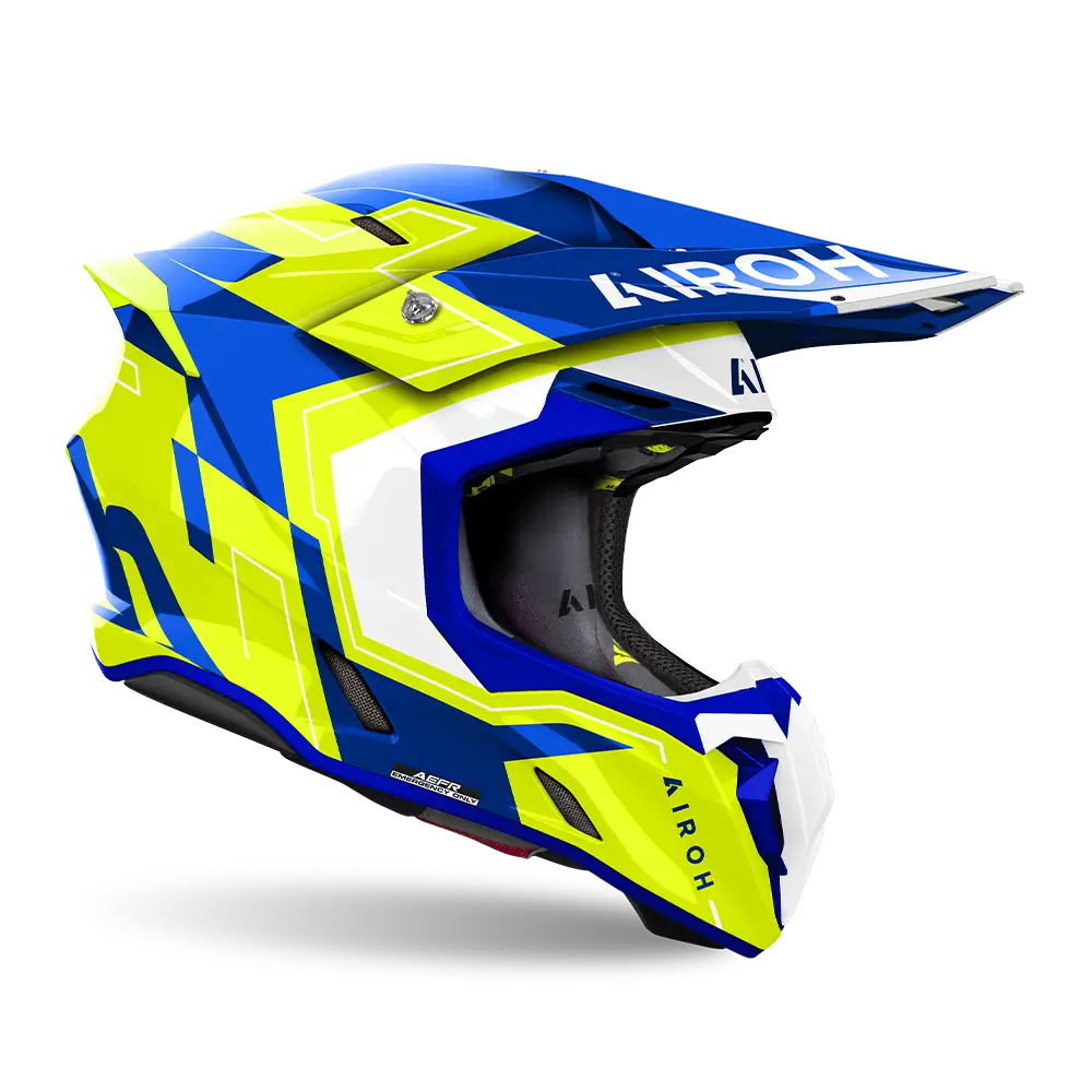 AIROH TWIST 3.0 DIZZY BLUE/YELLOW GLOSS