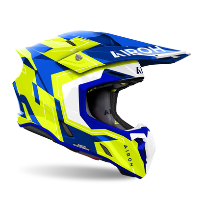 AIROH TWIST 3.0 DIZZY BLUE/YELLOW GLOSS