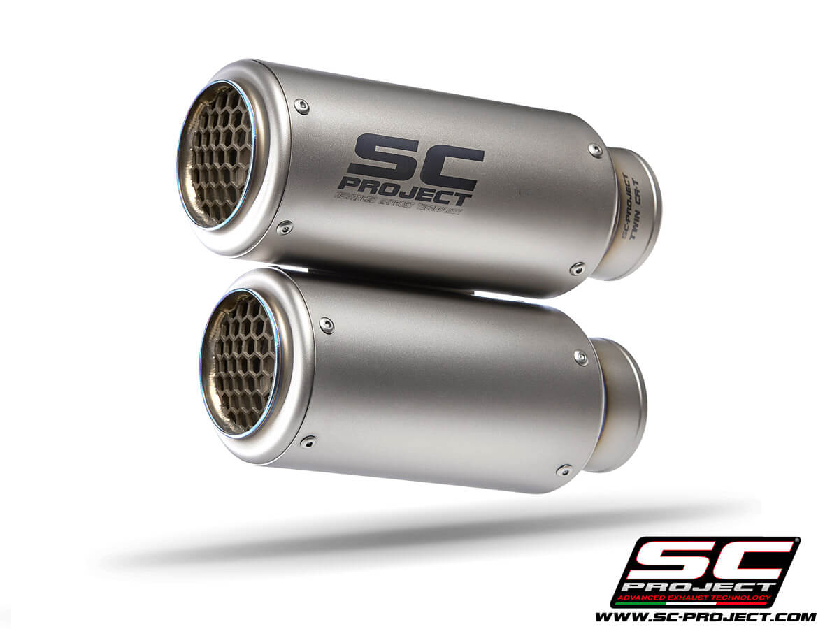 TRIUMPH SPEED TRIPLE 1200 RS (2021-2024) - RR Twin CR-T dual muffler