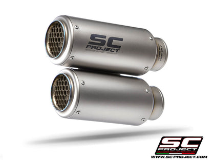 TRIUMPH SPEED TRIPLE 1200 RS (2021-2024) - RR Twin CR-T dual muffler