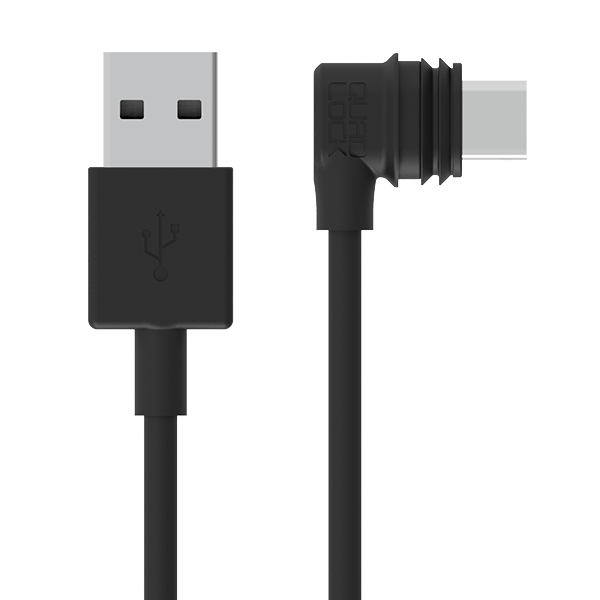 Quad Lock Accessory - W.proof Wireless Charging Head Usb Cable-right Angle