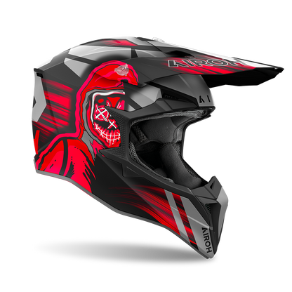 AIROH WRAAAP CYBER RED MATT