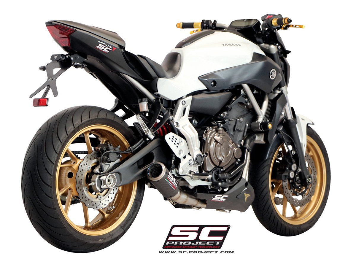 YAMAHA MT-07 (2013 - 2016) Full Exhaust System 2-1, with CR-T Muffler