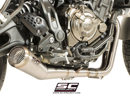 Yamaha XSR700 Conic 70’s full system exhaust 2-1