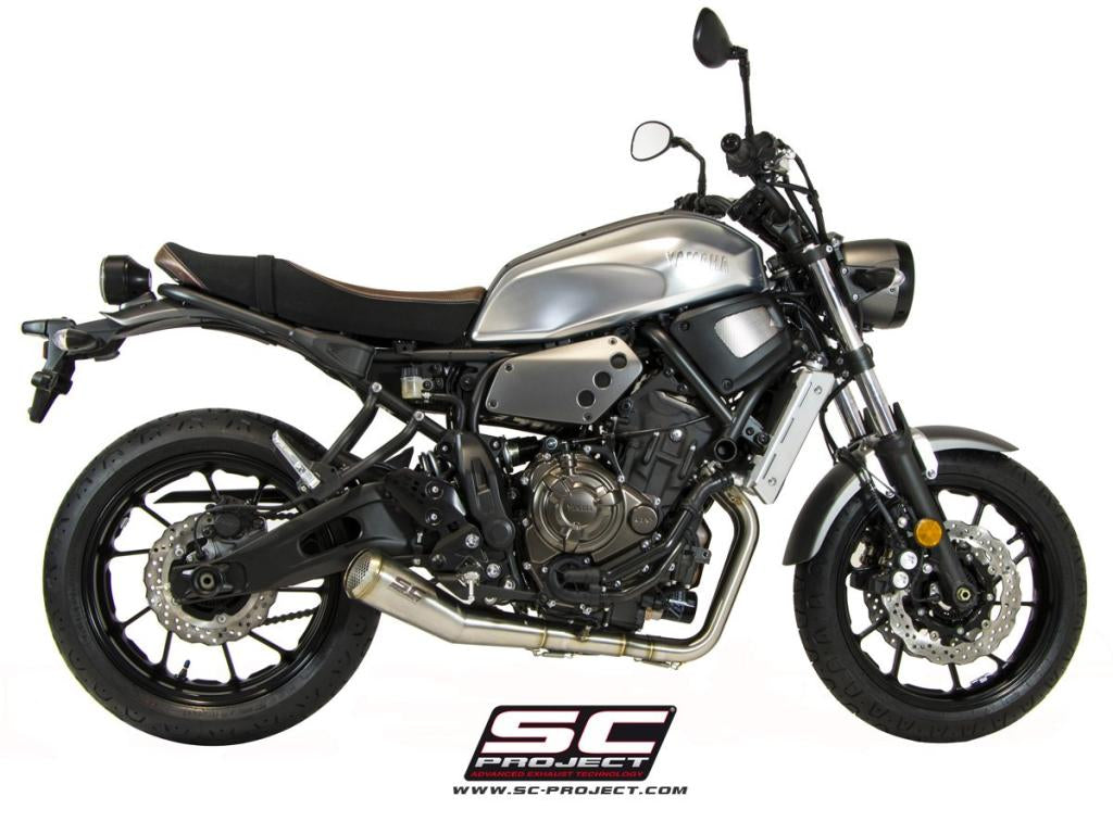 Yamaha XSR700 Conic 70’s full system exhaust 2-1