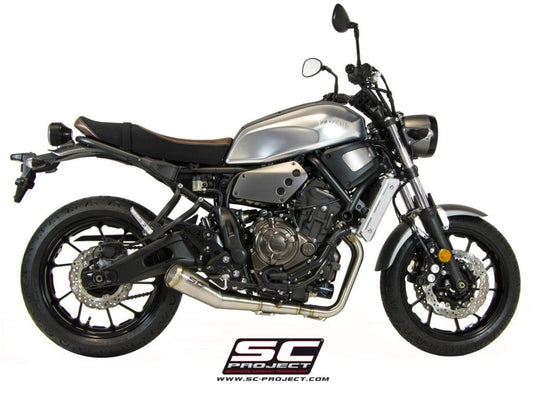 Yamaha XSR700 Conic 70’s full system exhaust 2-1