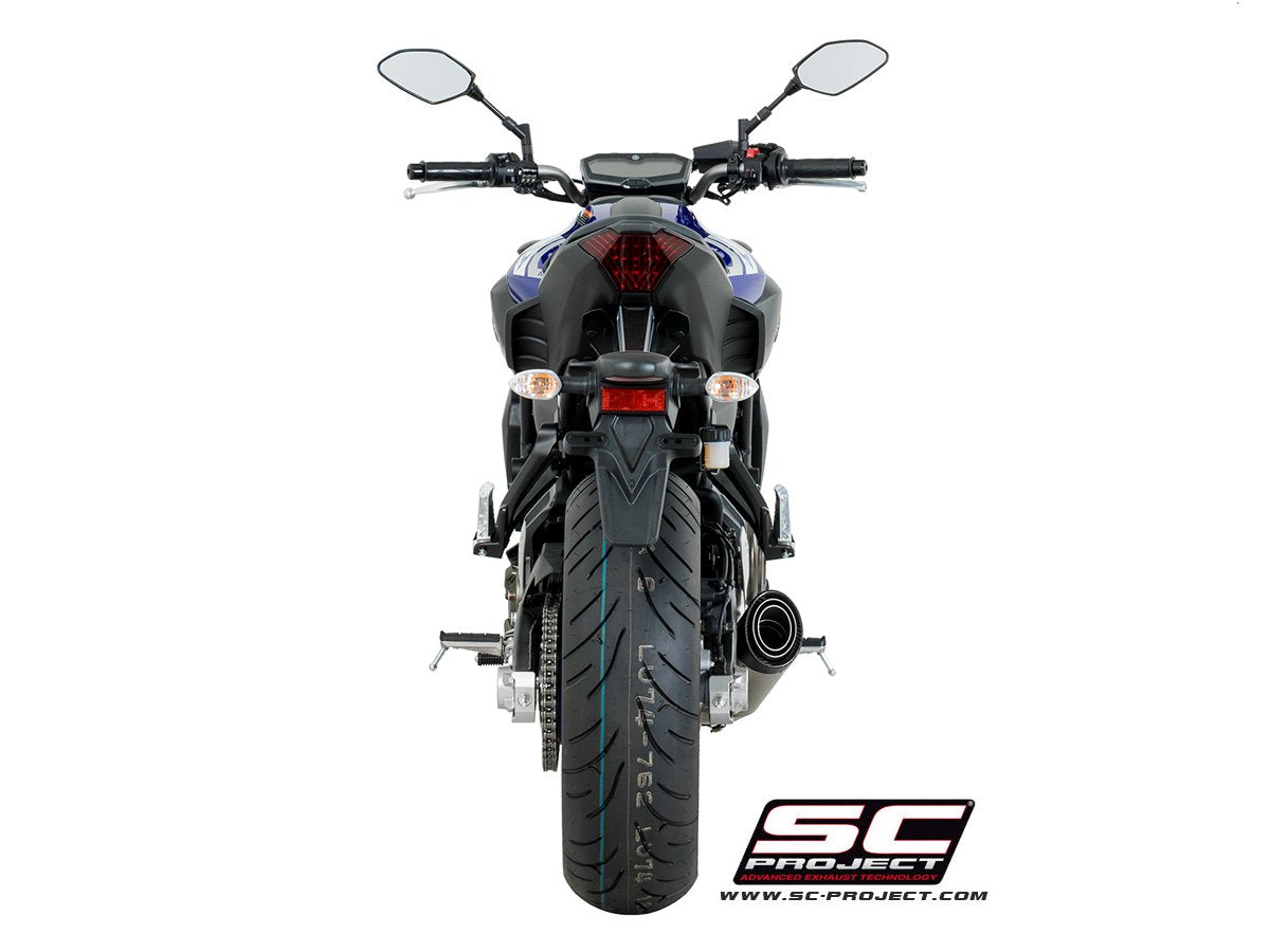 YAMAHA MT-07 (2017 - 2020) Full Exhaust System 2-1, stainless Steel, with S1 Muffler