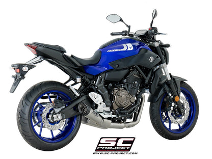 YAMAHA MT-07 (2017 - 2020) Full Exhaust System 2-1, stainless Steel, with S1 Muffler