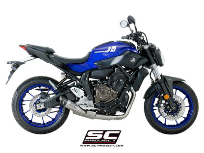 YAMAHA MT-07 (2017 - 2020) Full Exhaust System 2-1, stainless Steel, with S1 Muffler
