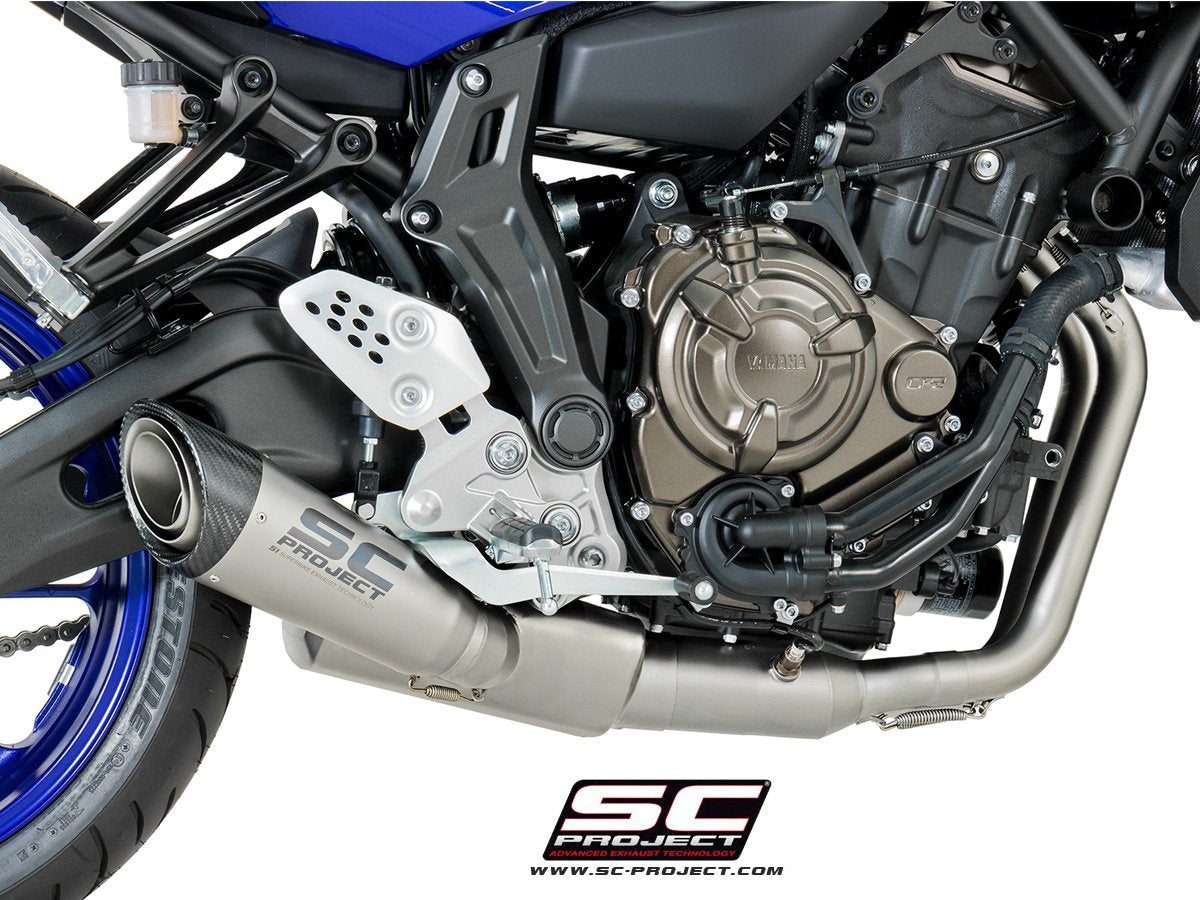 YAMAHA MT-07 (2017 - 2020) Full Exhaust System 2-1, stainless Steel, with S1 Muffler