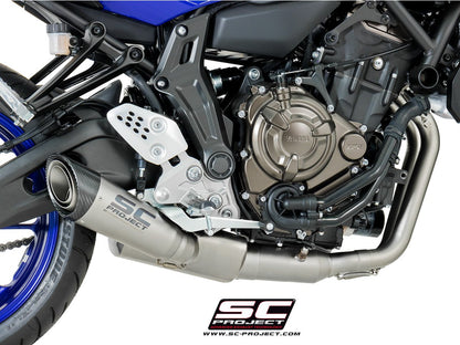 YAMAHA MT-07 (2017 - 2020) Full Exhaust System 2-1, stainless Steel, with S1 Muffler