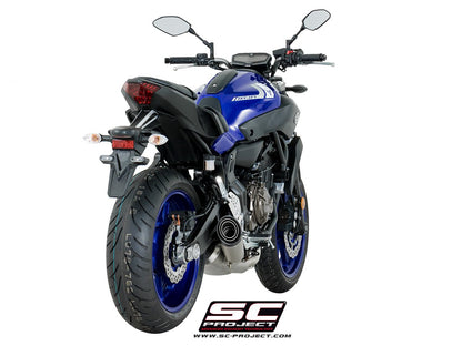 YAMAHA MT-07 (2017 - 2020) Full Exhaust System 2-1, stainless Steel, with S1 Muffler