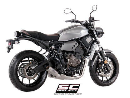 YAMAHA MT-07 (2017 - 2020) Full Exhaust System 2-1, with CR-T Muffler, Titanium