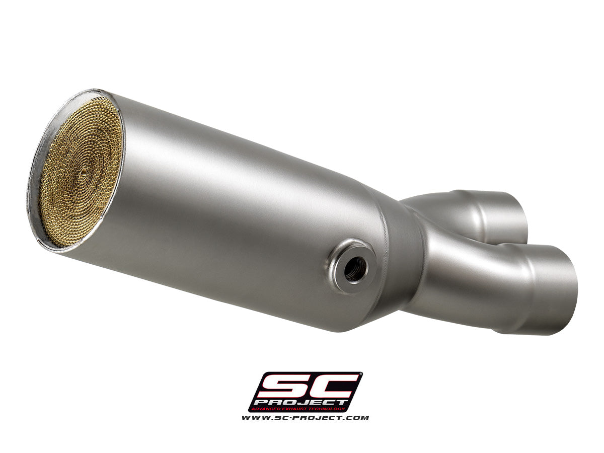 YAMAHA MT-07 (2017 - 2020) Full Exhaust System 2-1, with CR-T Muffler, Titanium