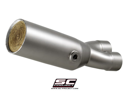 YAMAHA MT-07 (2017 - 2020) Full Exhaust System 2-1, with CR-T Muffler, Titanium