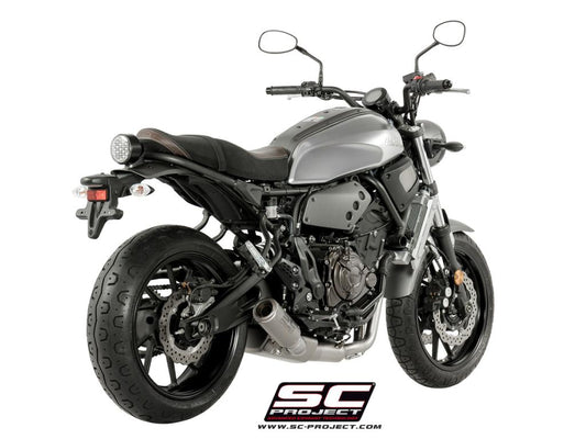 YAMAHA MT-07 (2017 - 2020) Full Exhaust System 2-1, with CR-T Muffler, Titanium