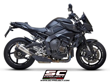 YAMAHA MT-10 (2016-2021) S1 Muffler, Titanium, with Carbon fibre end cap