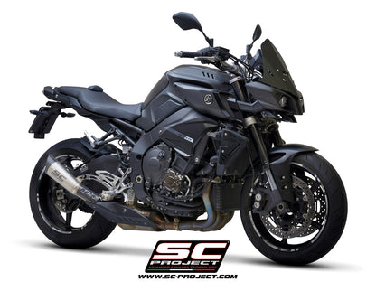 YAMAHA MT-10 (2016-2021) S1 Muffler, Titanium, with Carbon fibre end cap