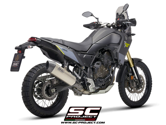 YAMAHA TENERE' 700 (2019 - 2020) X-Plorer II Muffler, Titanium, with Carbon fibre end cap