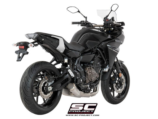 YAMAHA TRACER 700 (2016 - 2020) Full Exhaust System 2-1, stainless Steel, with 70s conical Muffler