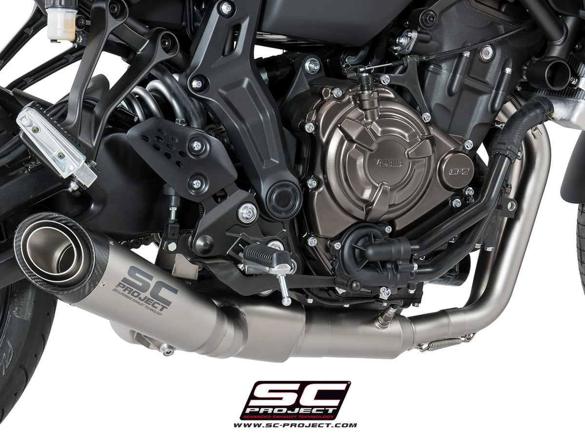 YAMAHA TRACER 700 (2016 - 2020) Full Exhaust System 2-1, stainless Steel, with S1 Muffler