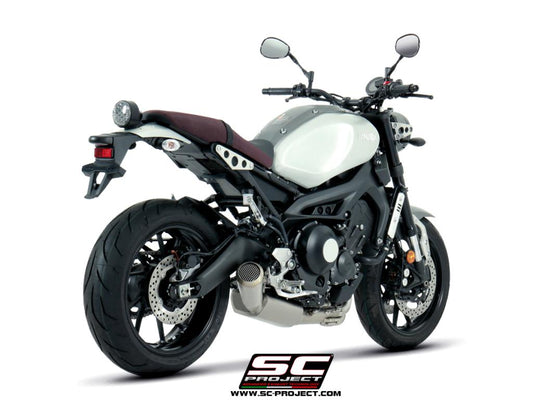 YAMAHA XSR 900 (2016 - 2020) Full Exhaust System 3-1, stainless Steel, with 70s conical Muffler