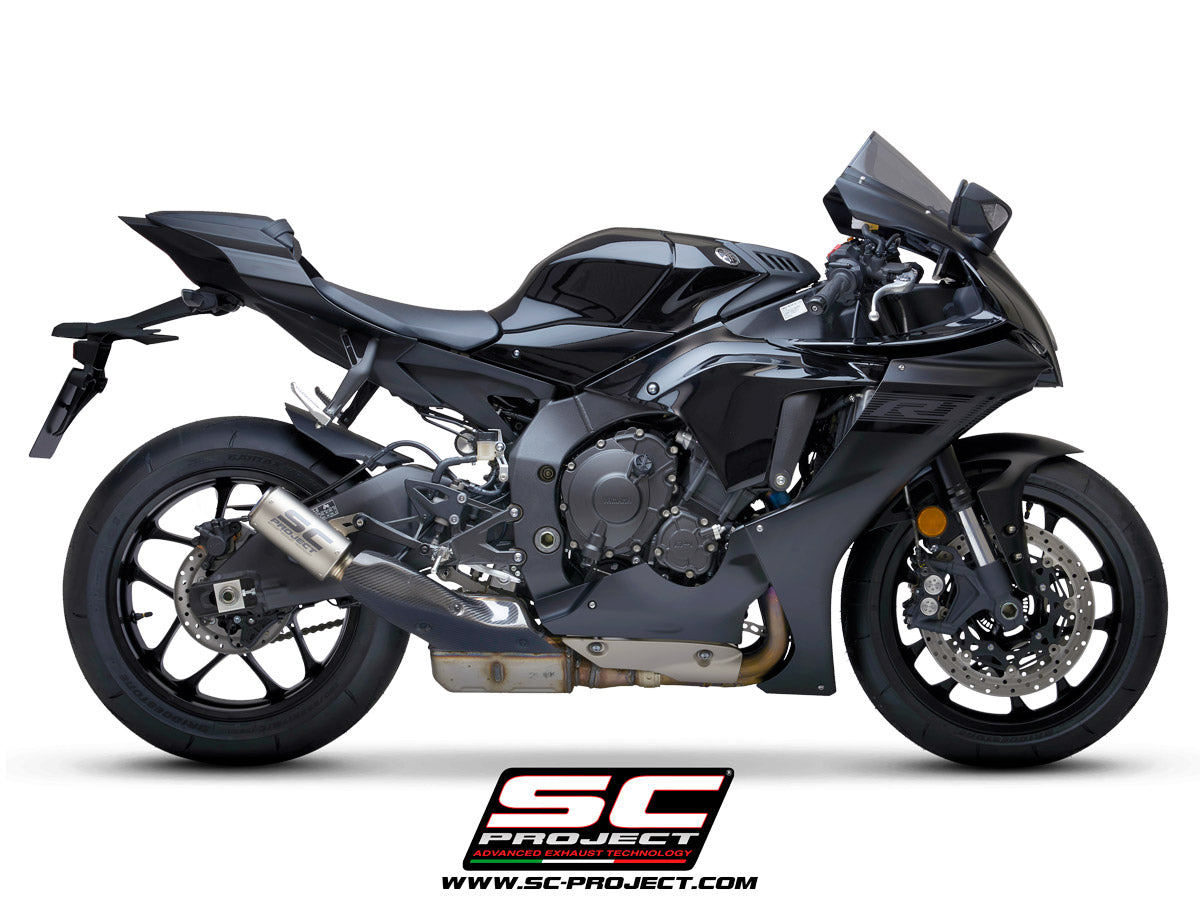 YAMAHA YZF R1 (2017 - 2019) - R1M CR-T Muffler, with Titanium mesh on exit muffler