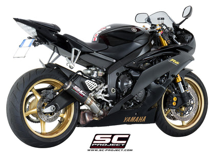 YAMAHA YZF R6 (2006 - 2016) CR-T Muffler, high position