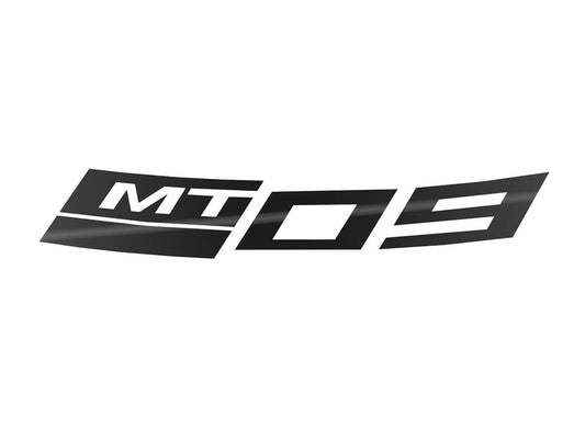 Front Rim Sticker 'MT-09' - Black