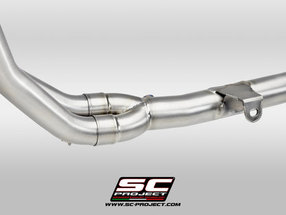 YAMAHA TENERE' 700 (2019 - 2020) Headers 2-1, compatible with SC1-R, Rally Raid, X-Plorer II and stock Muffler (Muffler not included)