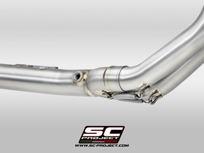 YAMAHA TENERE' 700 (2019 - 2020) Headers 2-1, compatible with SC1-R, Rally Raid, X-Plorer II and stock Muffler (Muffler not included)