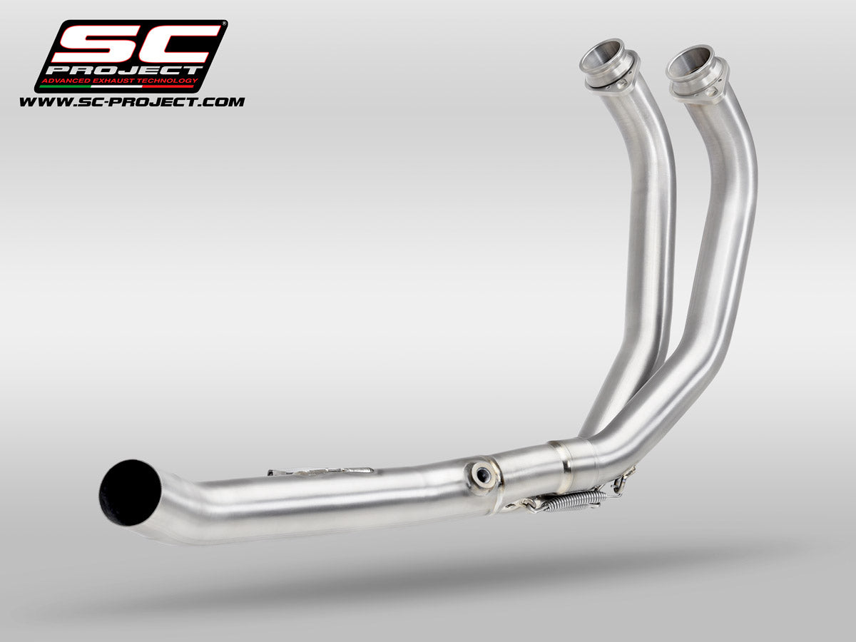 YAMAHA TENERE' 700 (2019 - 2020) Headers 2-1, compatible with SC1-R, Rally Raid, X-Plorer II and stock Muffler (Muffler not included)