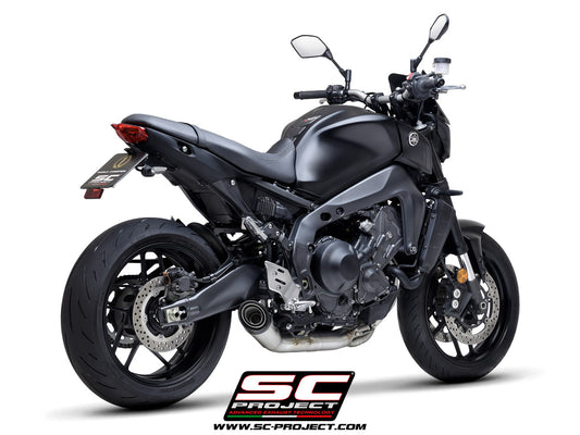 YAMAHA MT-09 (2021-2023) S1 muffler, titanium, with full 3-1 exhaust system Stainless Steel Aisi 304 - Racing