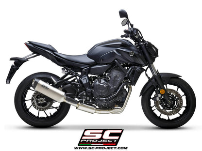 YAMAHA MT-07 (2021-2023) - FULL 2-1 EXHAUST SYSTEM WITH SC1-S TITANIUM MUFFLER