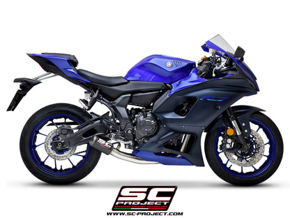 YAMAHA YZF R7 (2021-) FULL 2-1 EXHAUST SYSTEM WITH CR-T MUFFLER