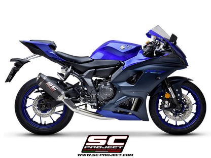 YAMAHA YZF R7 (2021-2025) Full 2-1 stainless steel exhaust system, with SC1-S muffler - Racing
