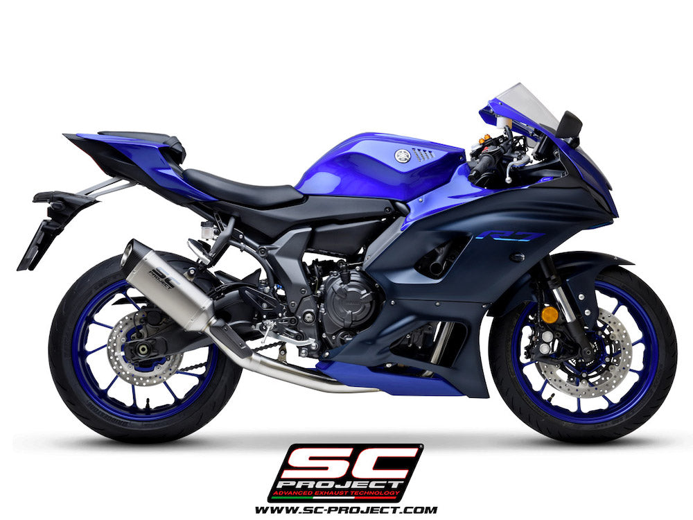 YAMAHA YZF R7 (2021-2025) Full 2-1 stainless steel exhaust system, with SC1-S muffler - Racing