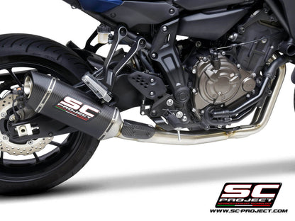 YAMAHA TRACER 700  - TRACER 7 - GT (20-23) - FULL 2-1 STAINLESS STEEL EXHAUST SYSTEM