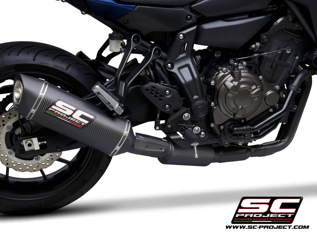 YAMAHA TRACER 700  - TRACER 7 - GT (20-23) - FULL 2-1 STAINLESS STEEL EXHAUST SYSTEM