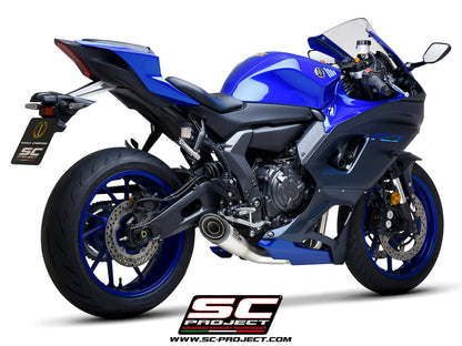 YAMAHA YZF R7 (2021-2026) Full 2-1 exhaust system with S1 muffler, Stainless Steel Aisi 304 - Racing