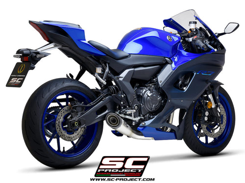 YAMAHA YZF R7 (2021-2026) Full 2-1 exhaust system with S1 muffler, Stainless Steel Aisi 304 - Racing