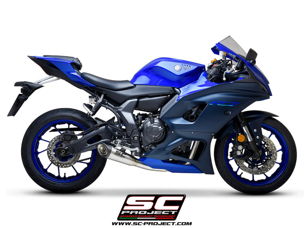 YAMAHA YZF R7 (2021-2026) Full 2-1 exhaust system with S1 muffler, Stainless Steel Aisi 304 - Racing
