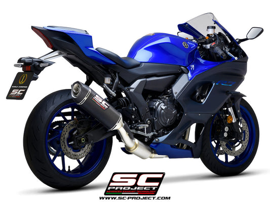 YAMAHA YZF R7 (2021-) FULL 2-1 EXHAUST SYSTEM WITH SC1-S MUFFLER